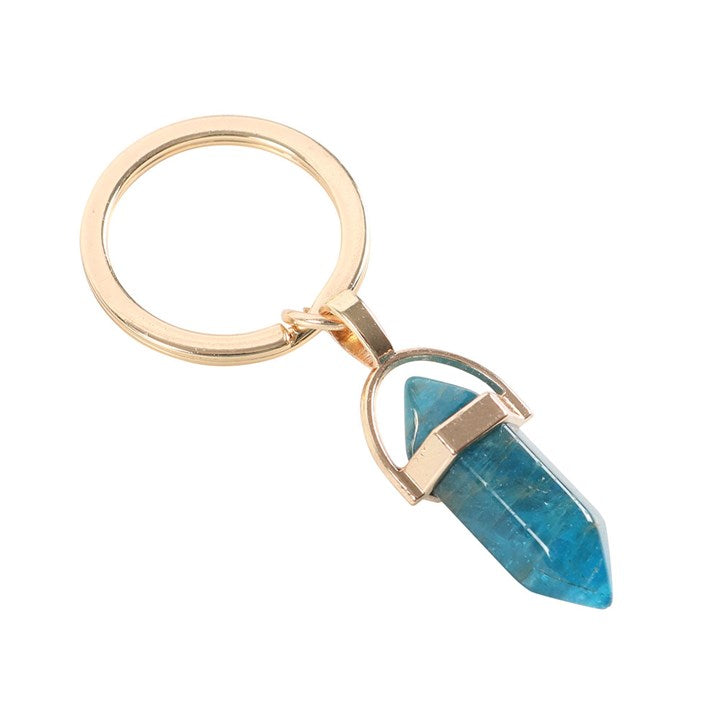 Apatite Crystal Keyring