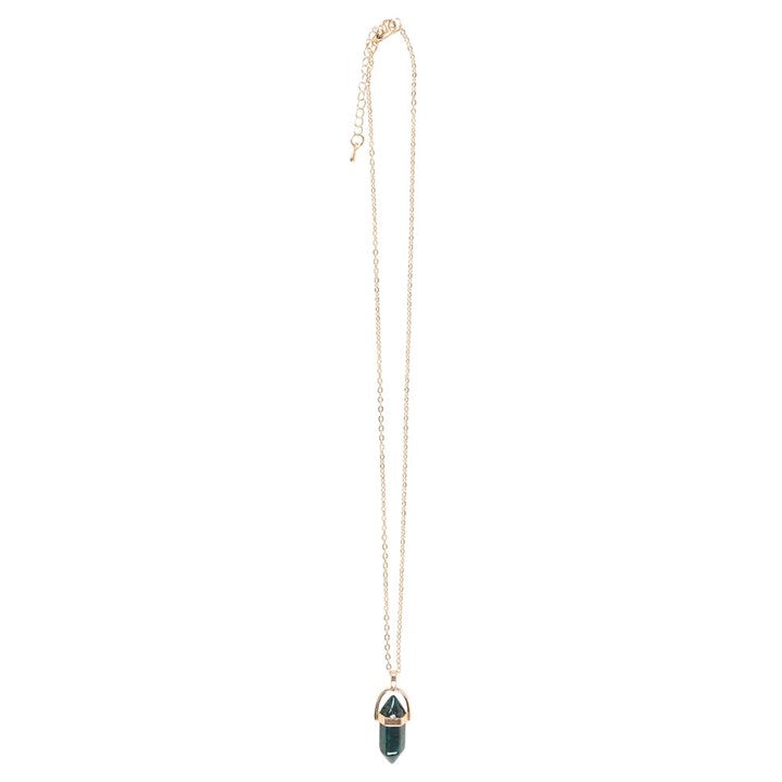 Apatite Crystal Pendant Necklace