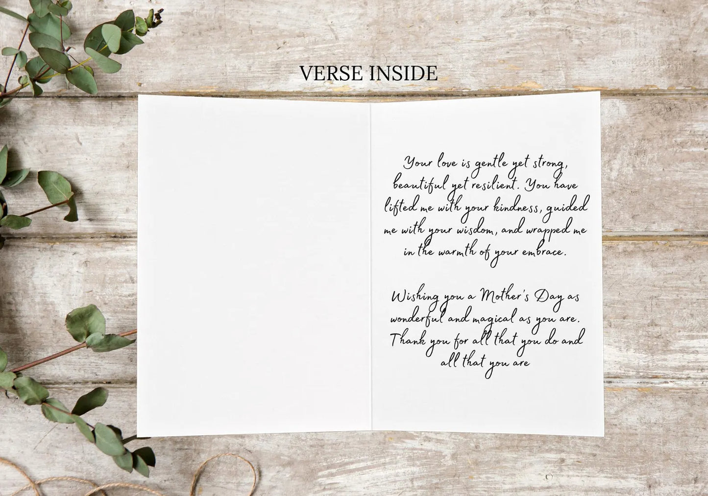 Elegant Butterfly Design Mother’s Day Card