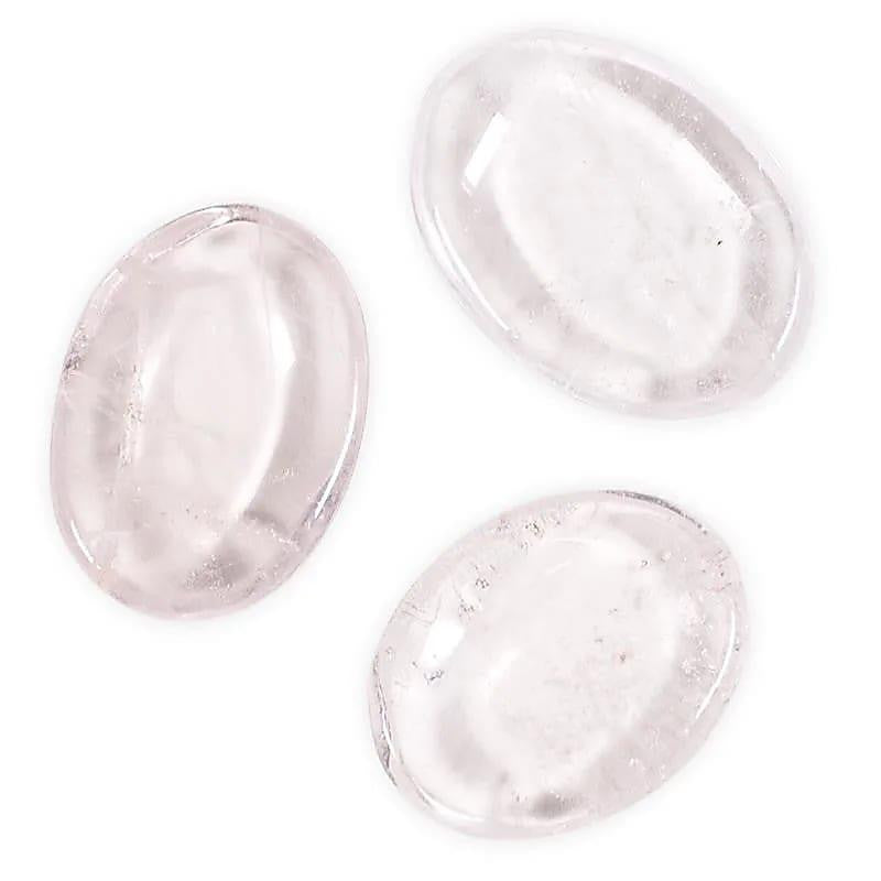Clear Quartz Palm Worry Stone