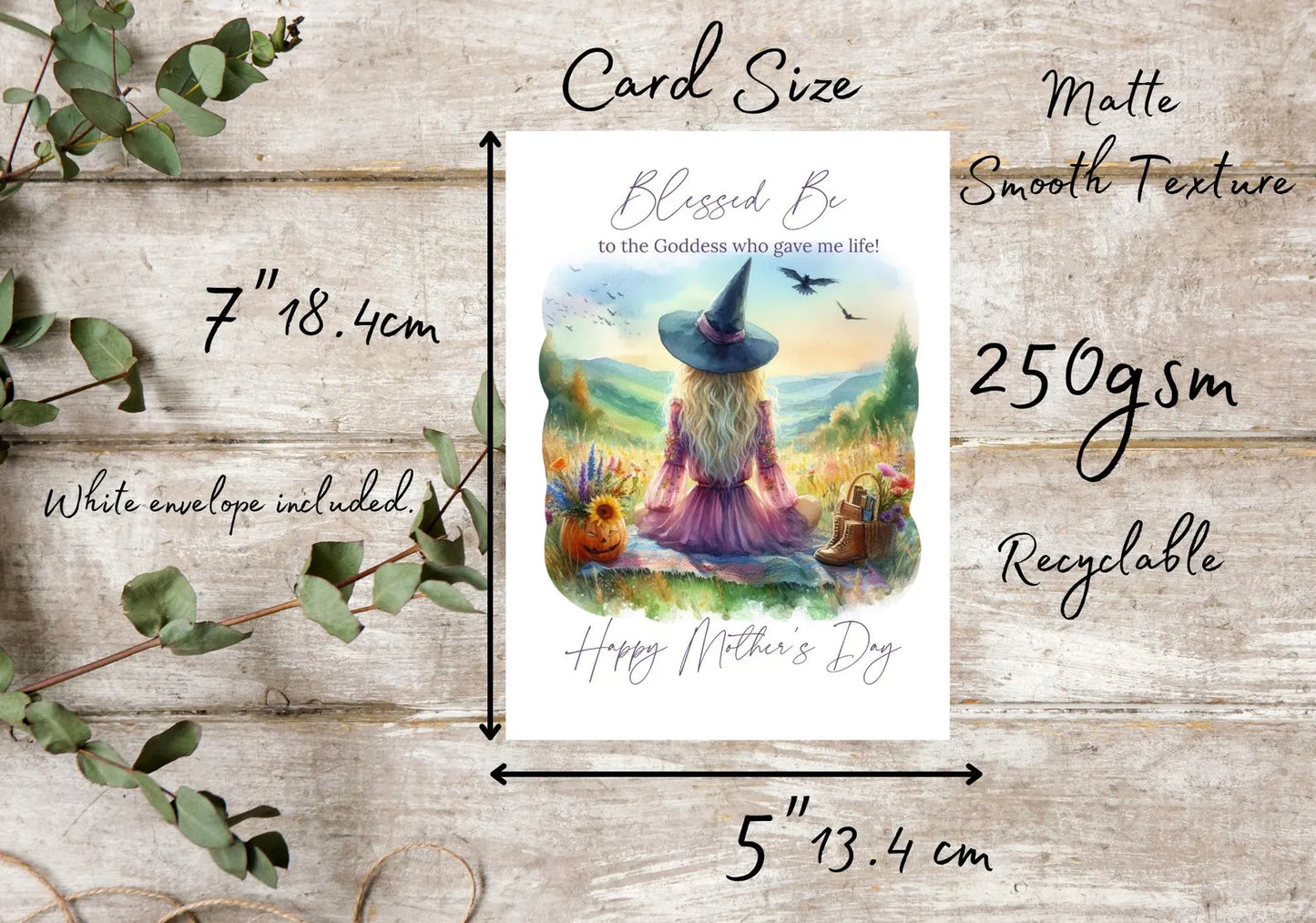 Blessed Be Mother Witch Mother’s Day Card