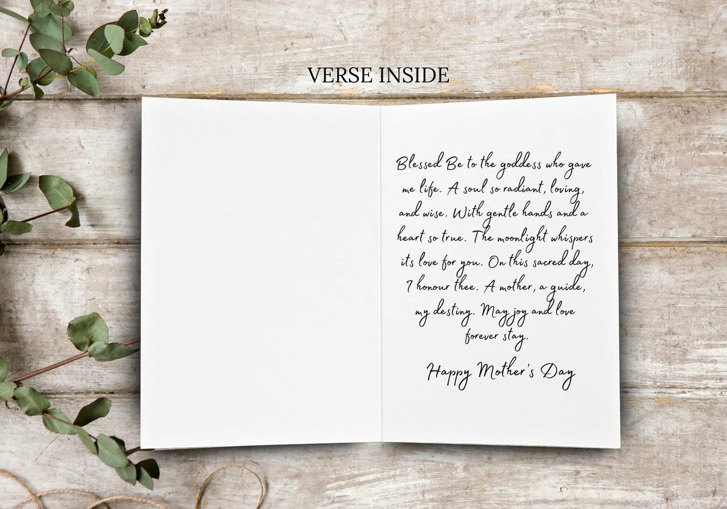 Blessed Be Mother Witch Mother’s Day Card