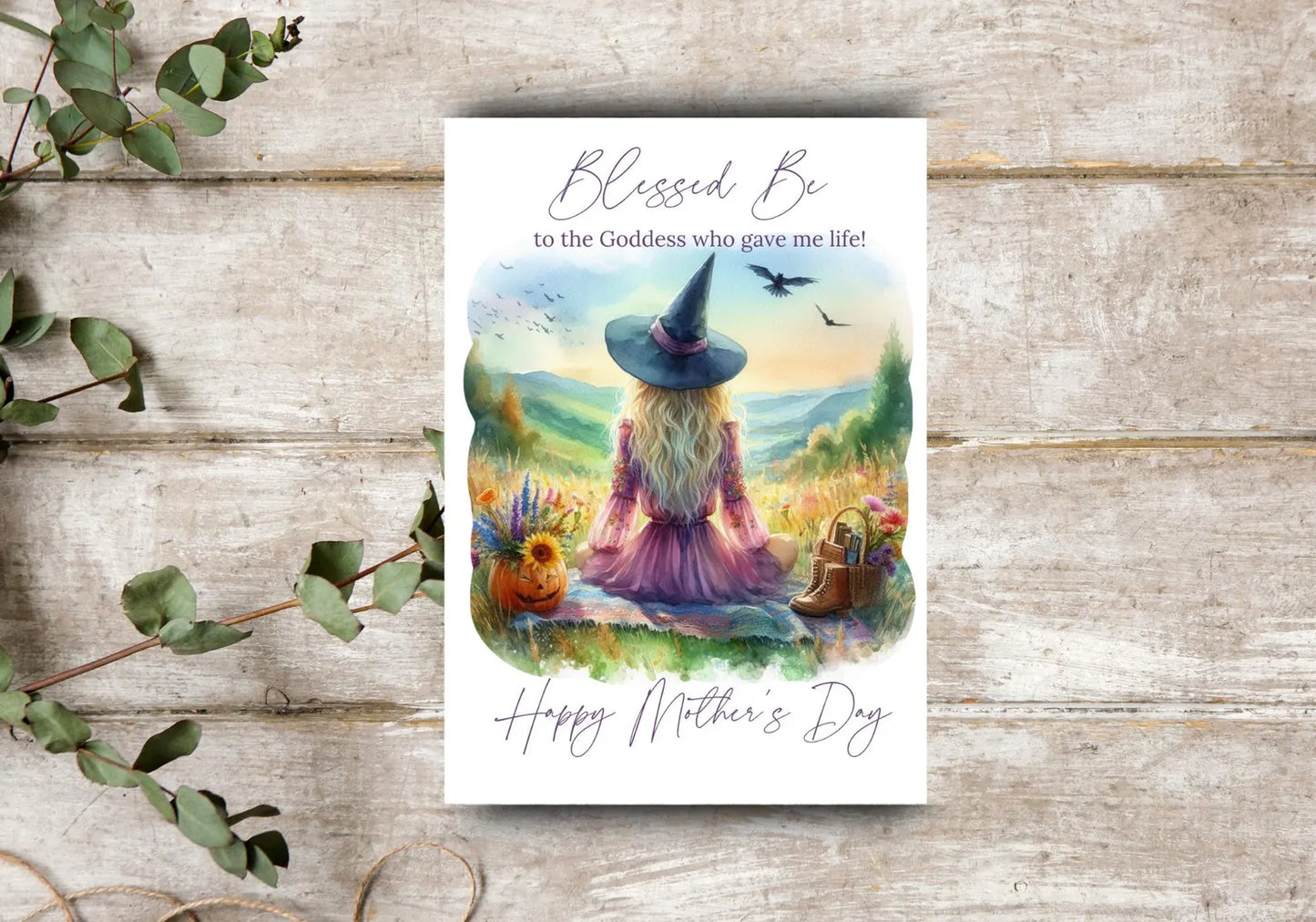 Blessed Be Mother Witch Mother’s Day Card