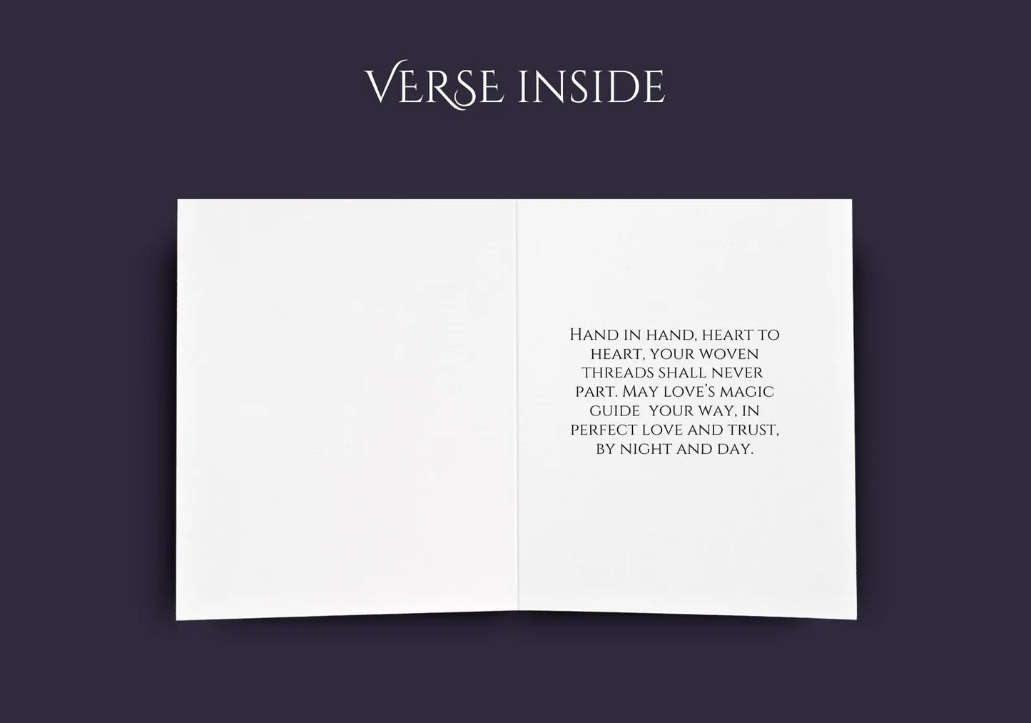 Handfasting Blessings Card