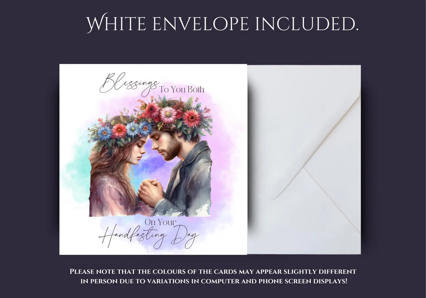 Handfasting Blessings Card To you both