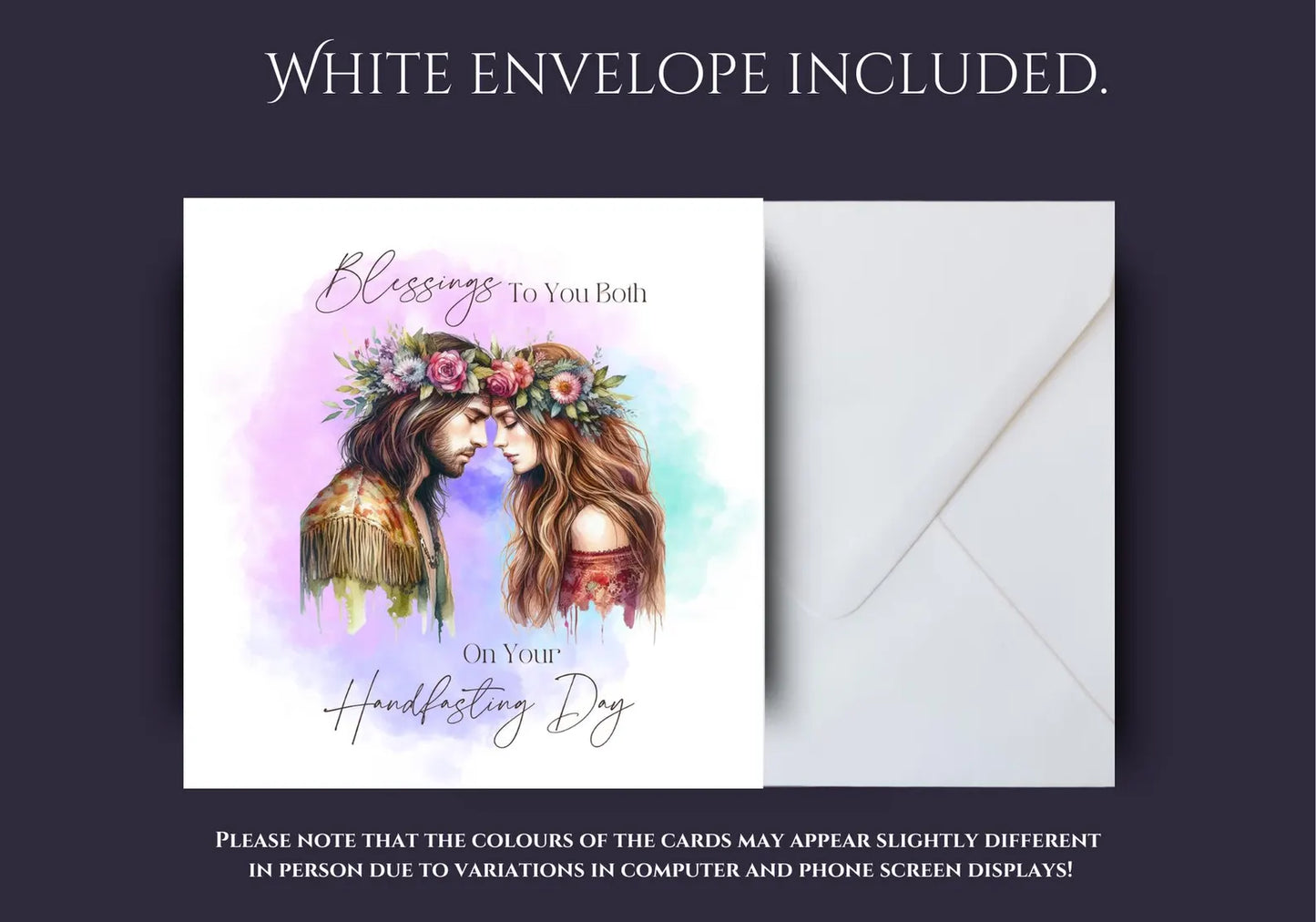 Handfasting Blessings Card