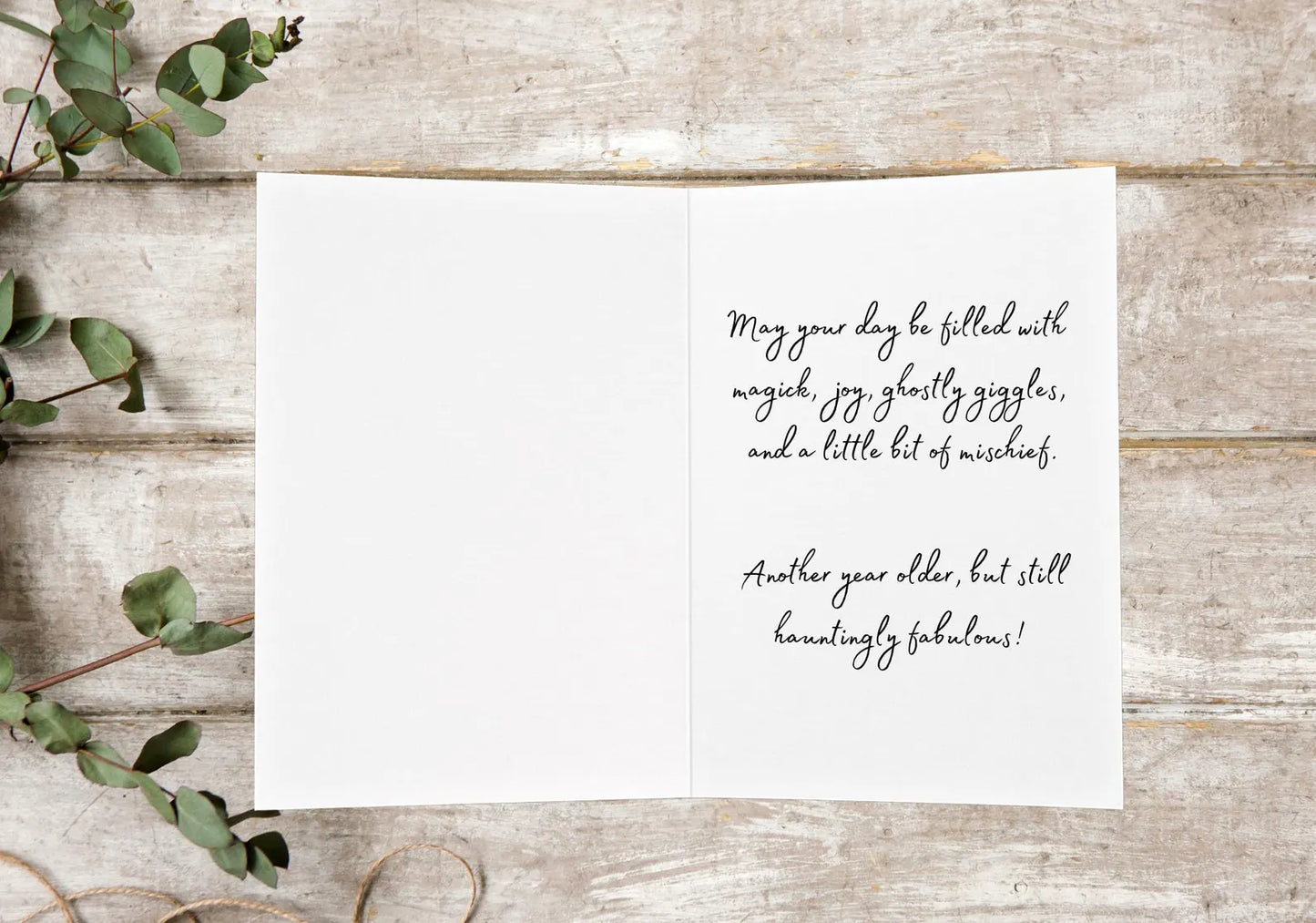 Hauntingly Fabulous Birthday Card