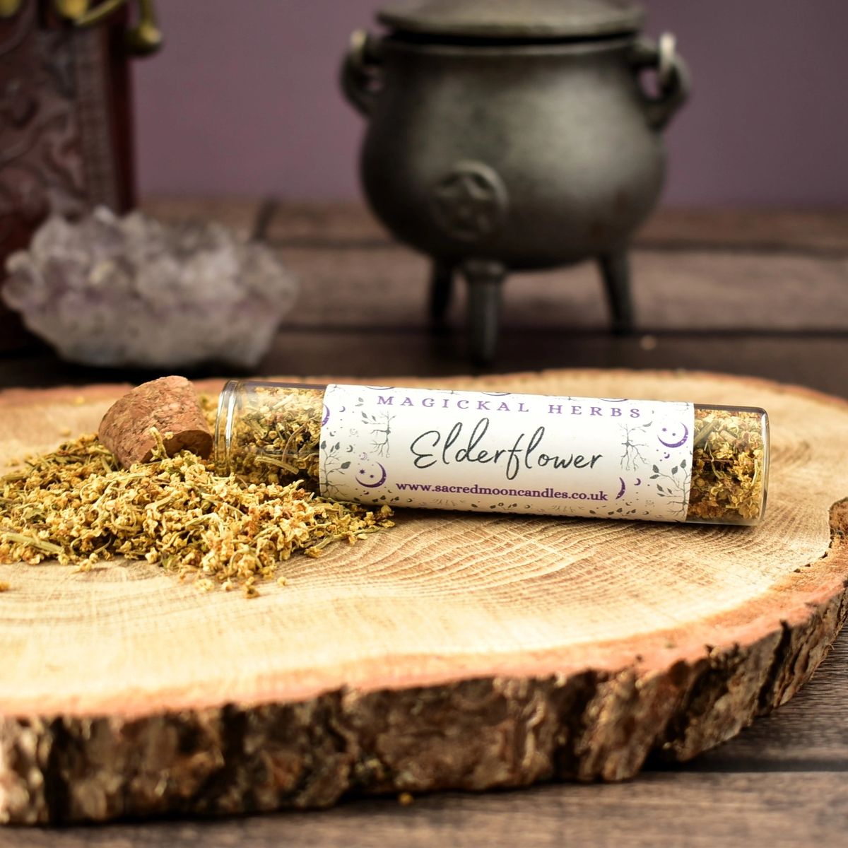 Elderflower Herb perfect for witchcraft prosperity and abundance rituals. Spiritual well-being supplies.