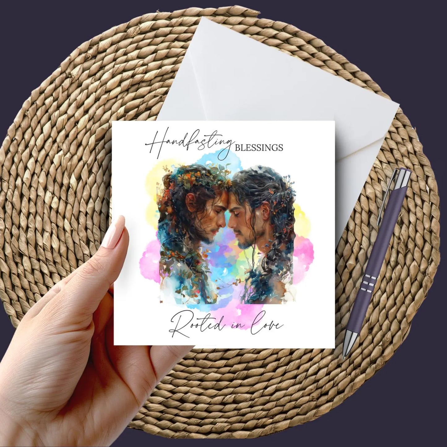 LGBT Handfasting Blessings Card