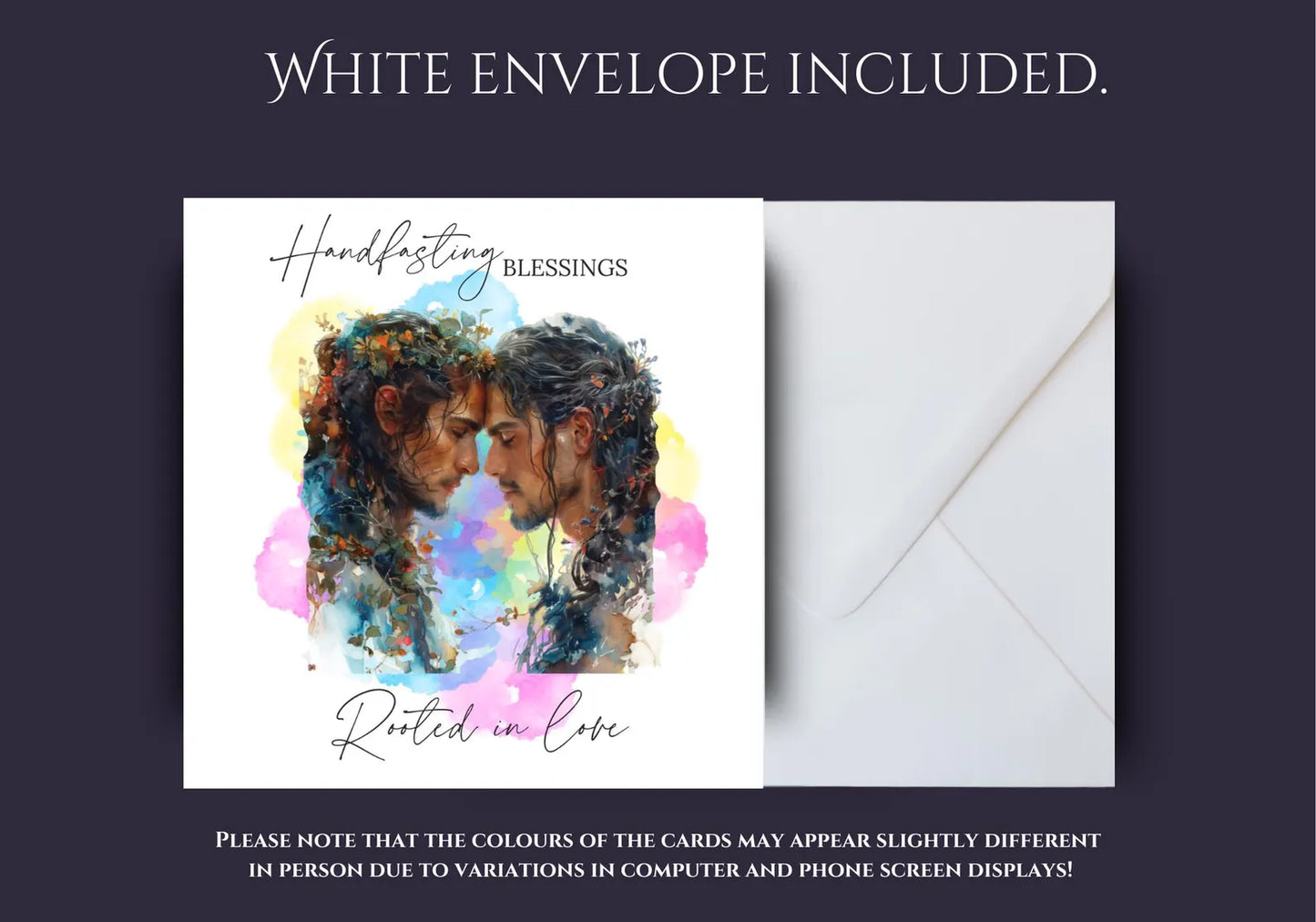 LGBT Handfasting Blessings Card