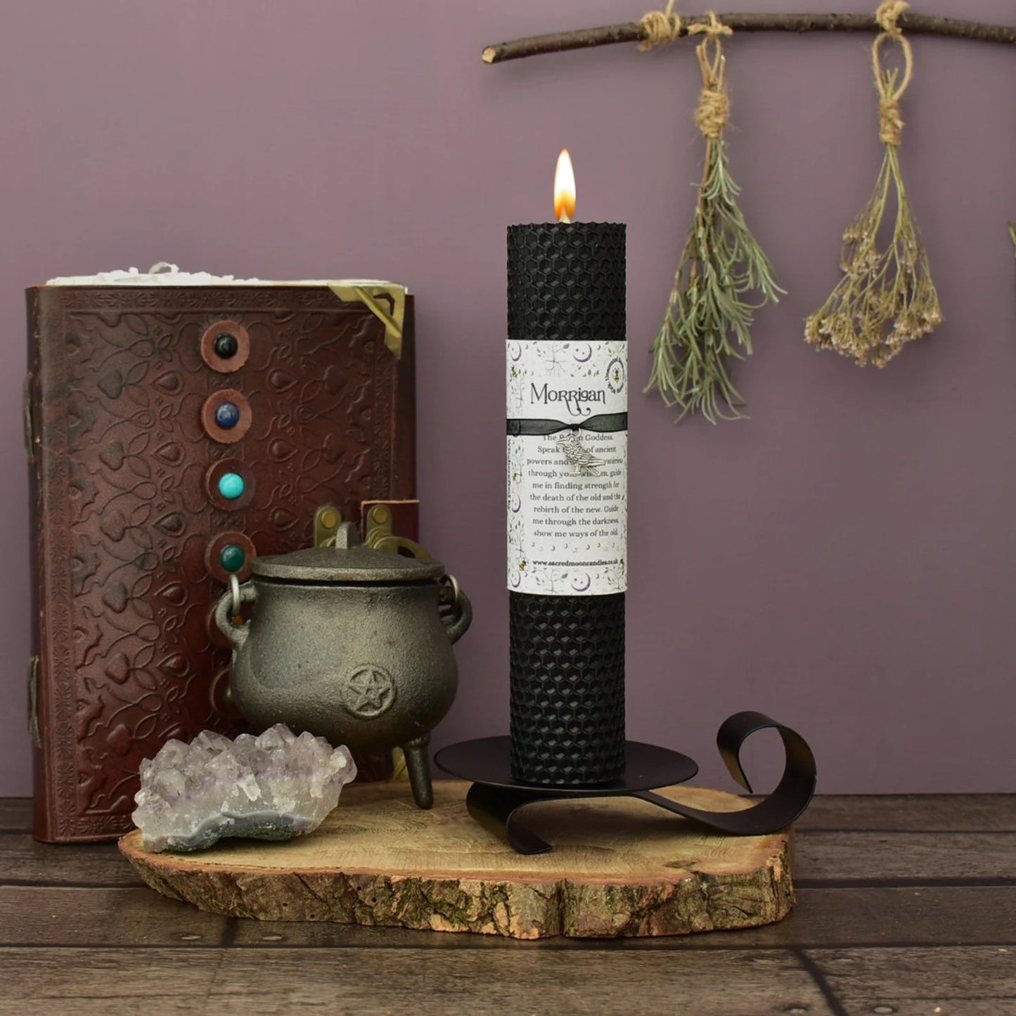 Morrigan Ritual Altar Candle