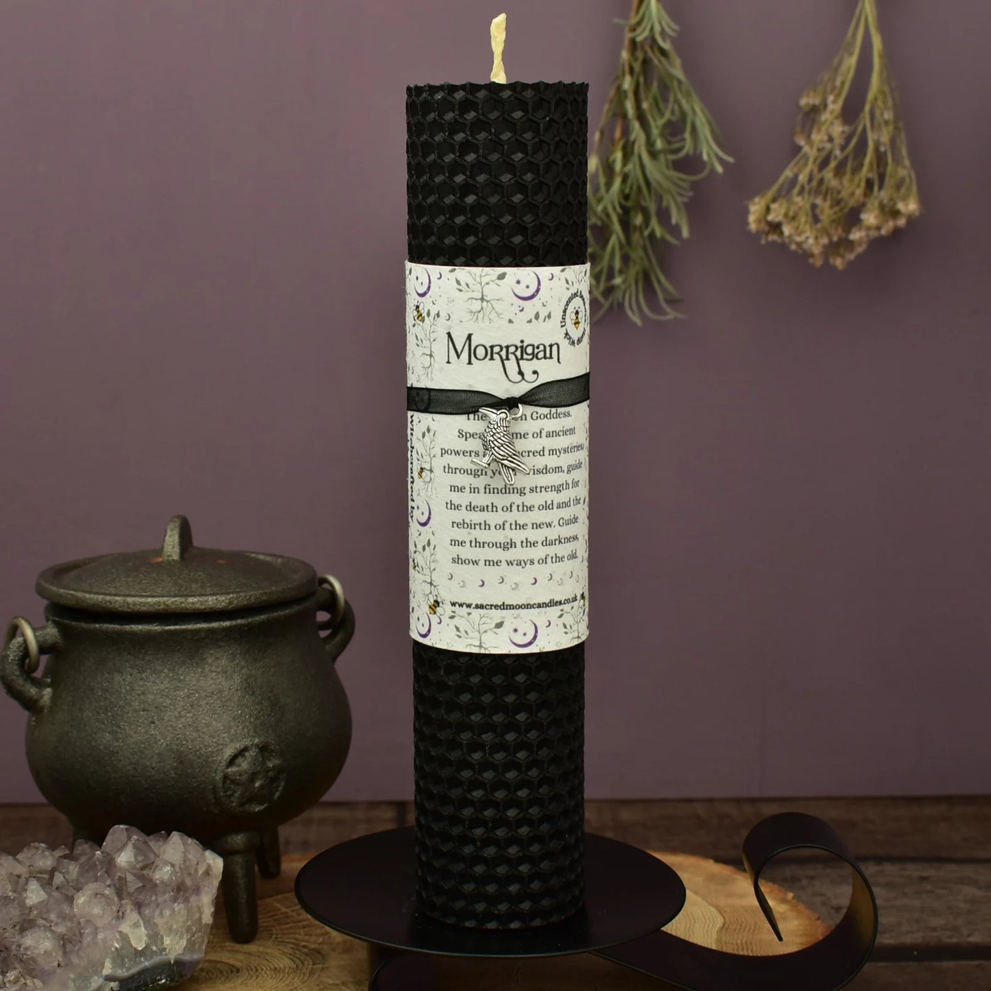 Morrigan Ritual Altar Candle