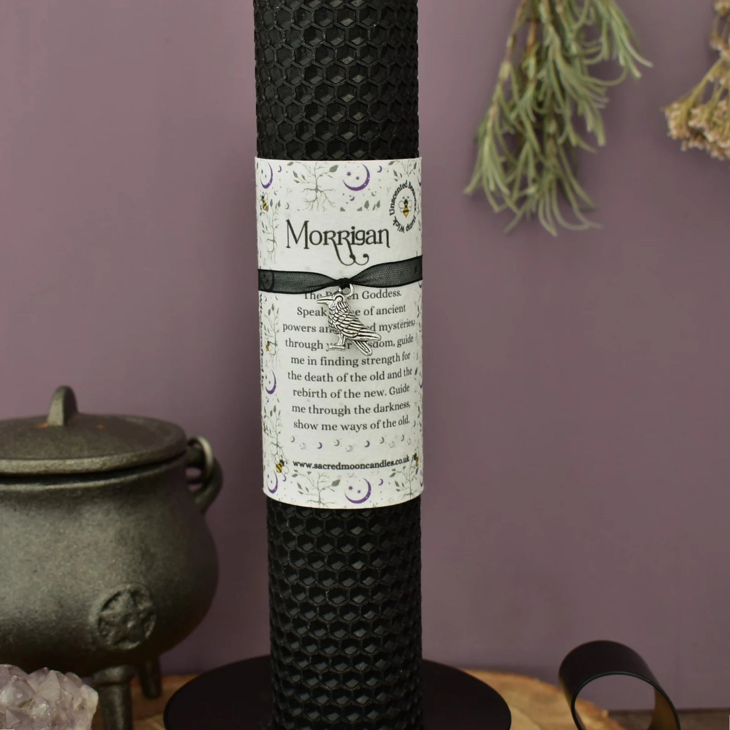 Morrigan Ritual Altar Candle