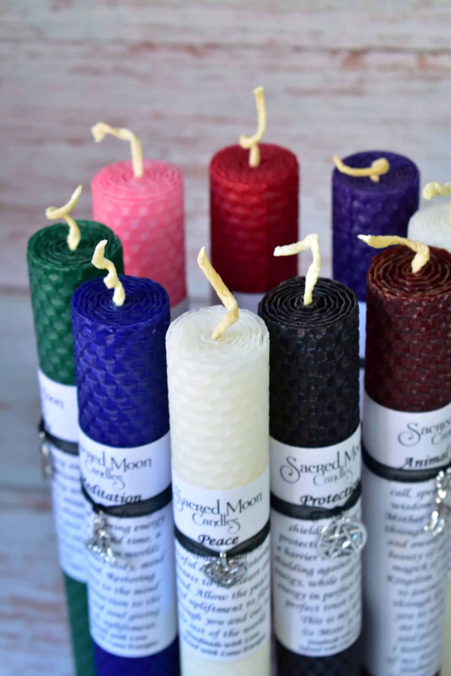 Witch Ritual Beeswax Candle