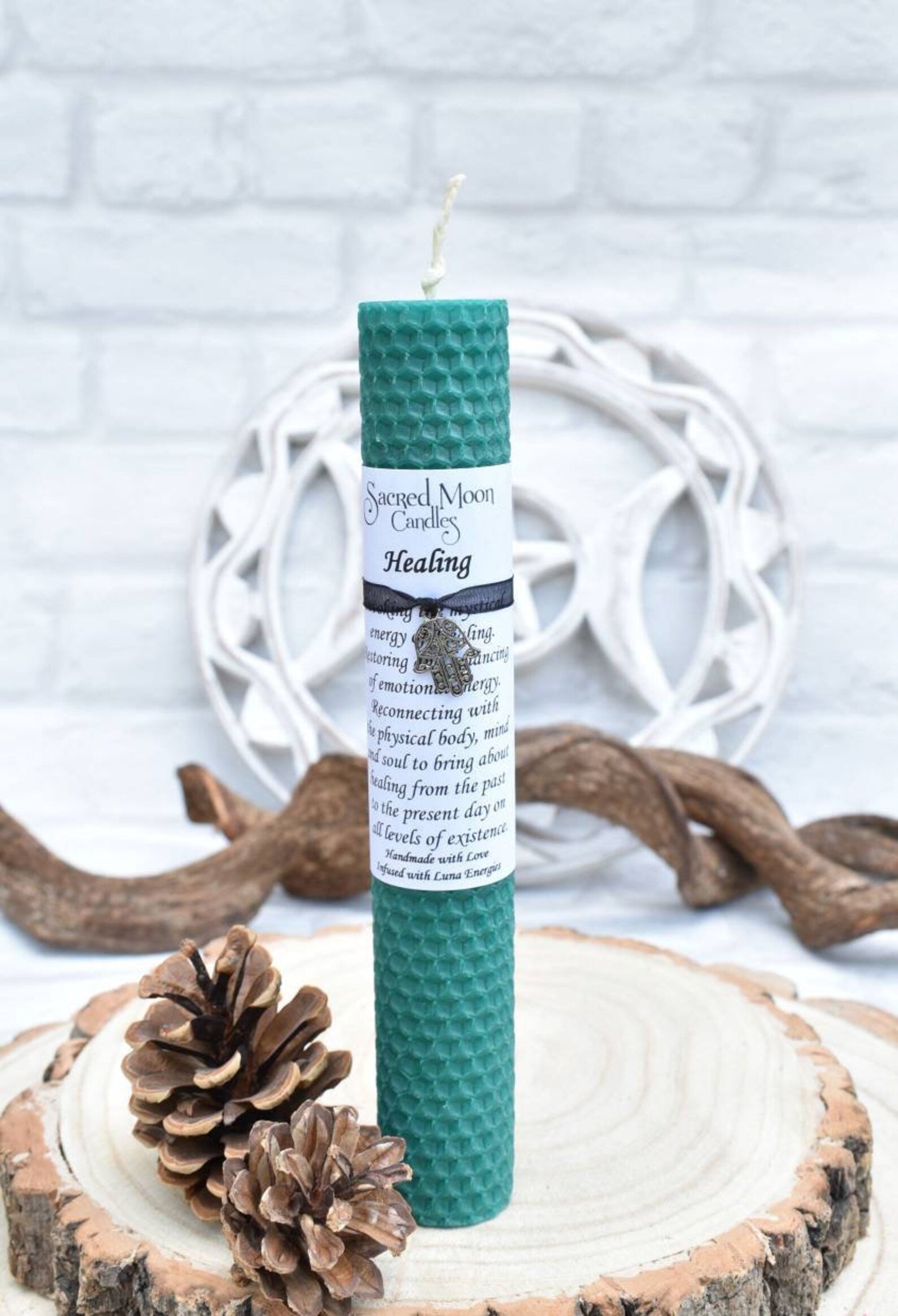 Witch Ritual Beeswax Candle