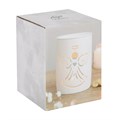 White Ceramic Angel Cut Out Oil Burner