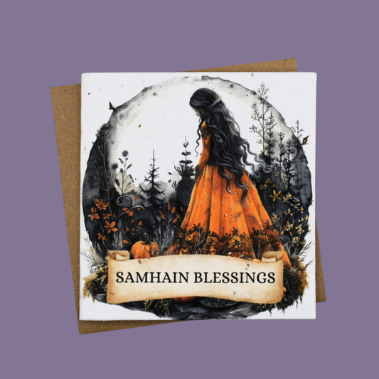 SAMHAIN SABBAT GREETINGS CARD