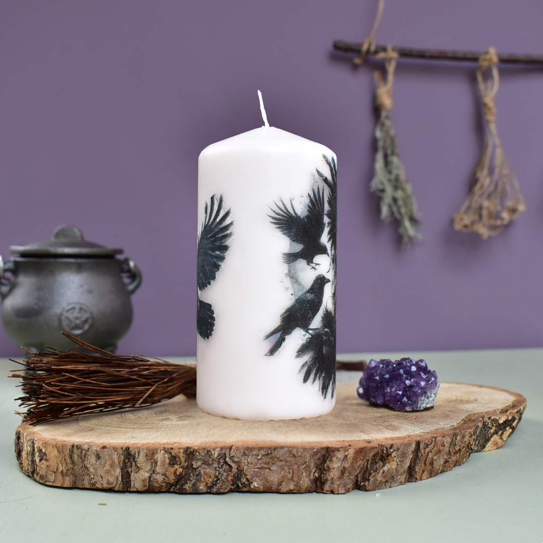 Goddess Morrigan Ritual Candle