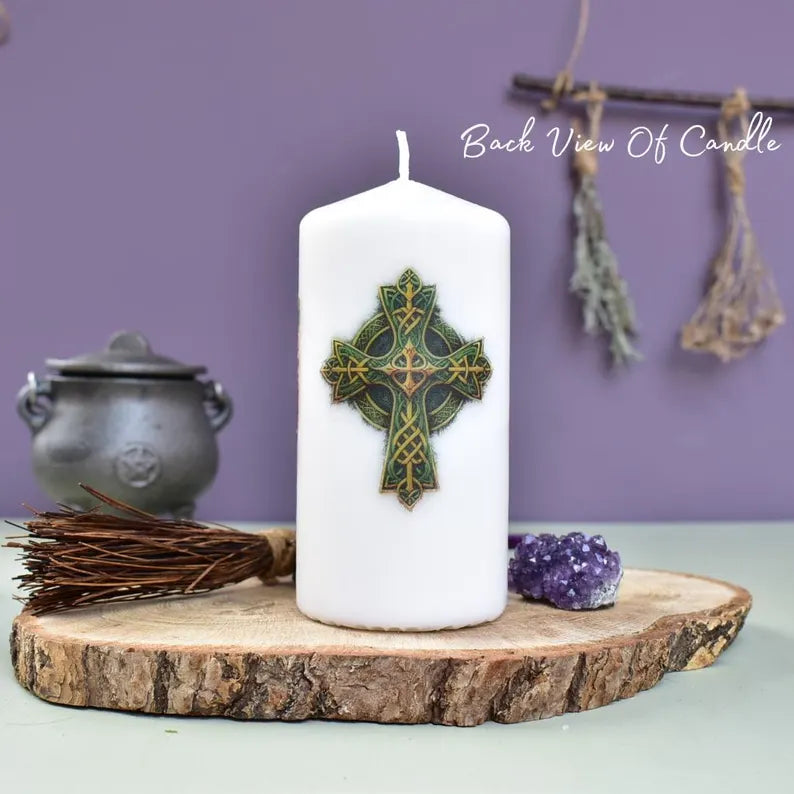 Goddess Brigid Decorative Candle