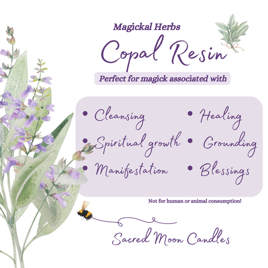 Copal Resin perfect for witchcraft cleansing rituals and spiritual well-being supplies