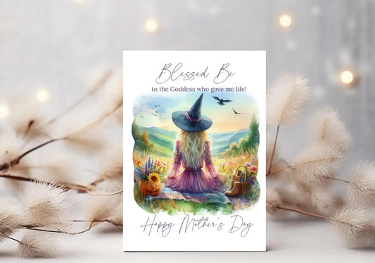 Blessed Be Mother Witch Mother’s Day Card
