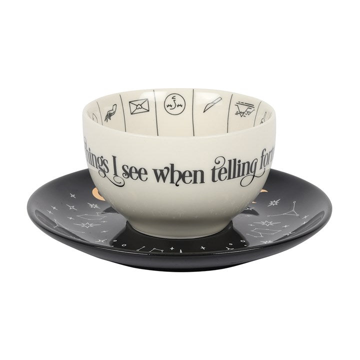 FORTUNE TELLING CERAMIC TEACUP