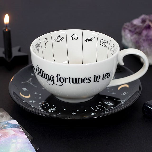 FORTUNE TELLING CERAMIC TEACUP