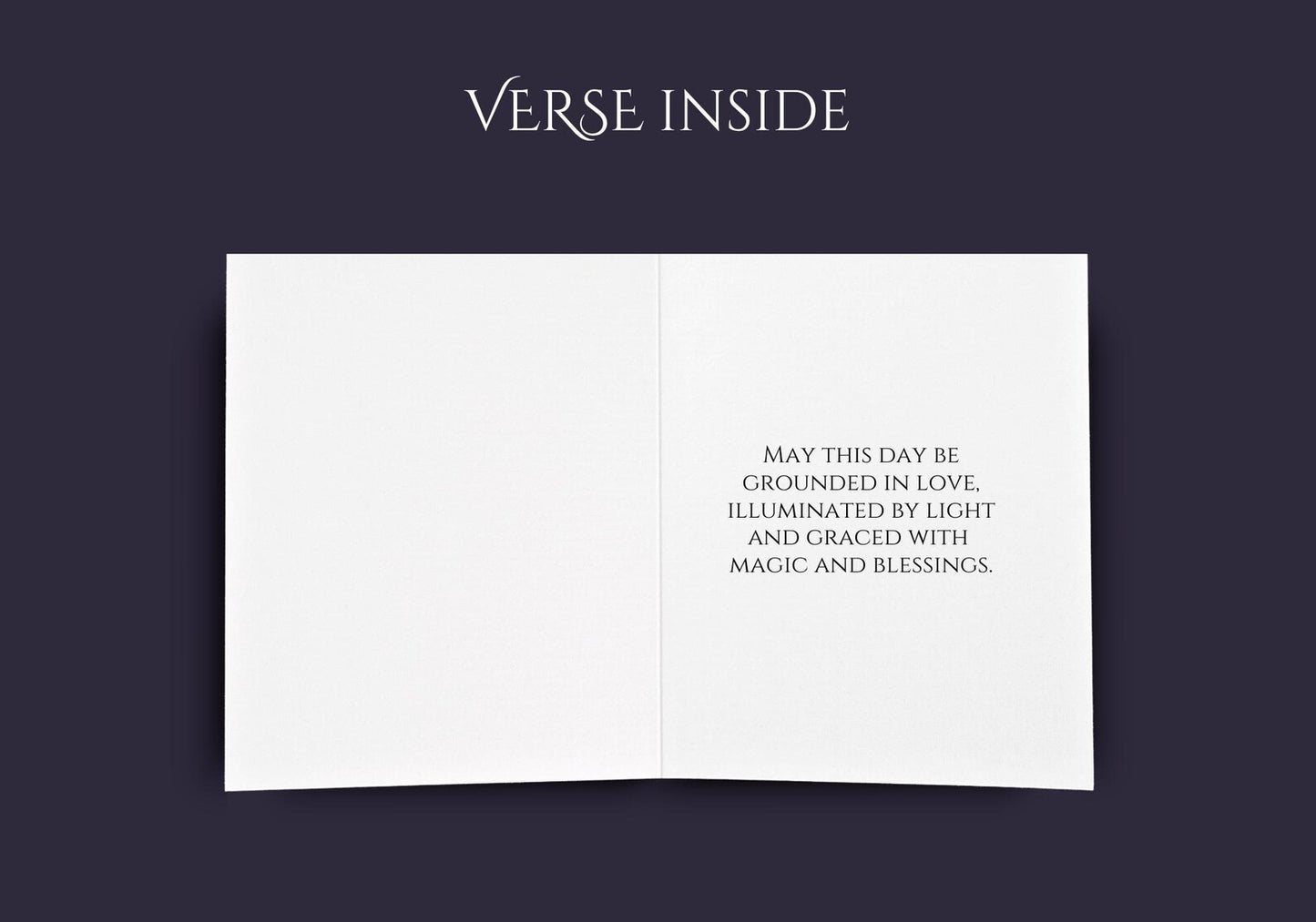 Blessed Be on your Handfasting Day Blessings Card.