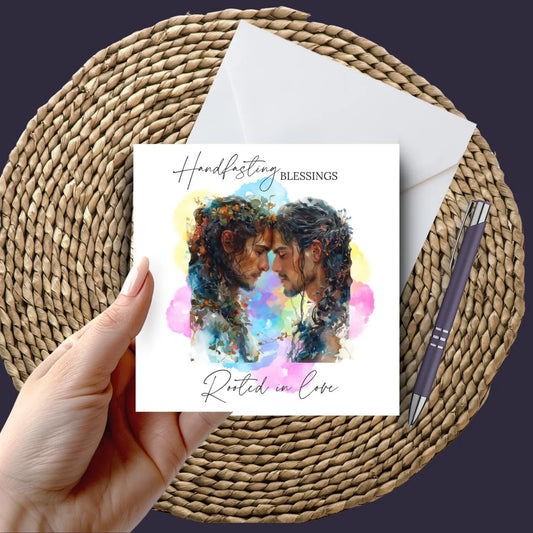 LGBT Handfasting Blessings Card