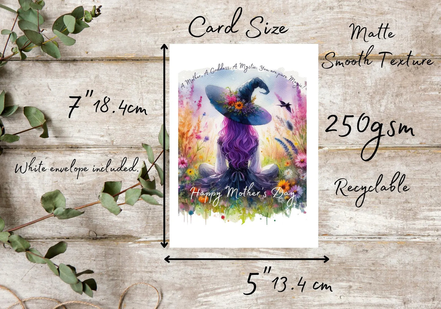 Mystical Mother’s Day Gift Set, Including a Mother's Day Card, Spell Candles & Psychic Wax Reading