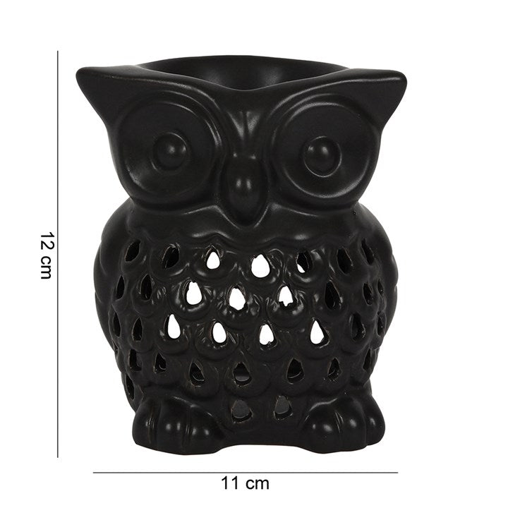 Black Owl Ceramic Oil Burner