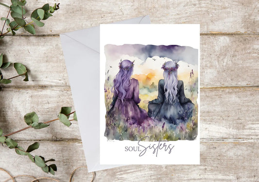 Soul Sisters Greeting Card