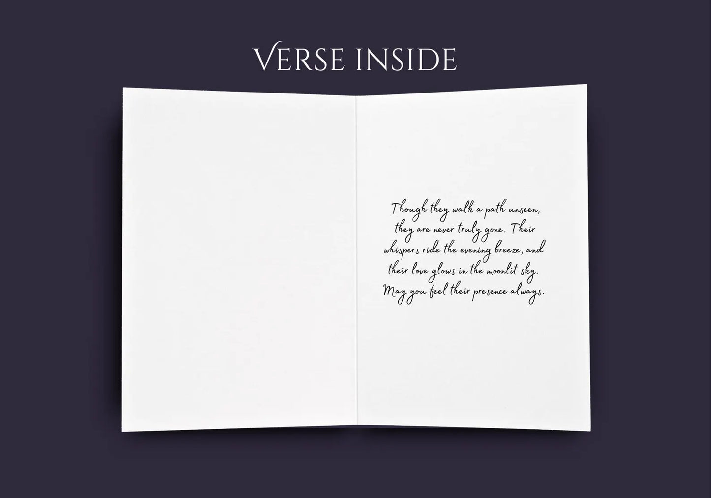 Guided By The Moon, Alternative Sympathy Card