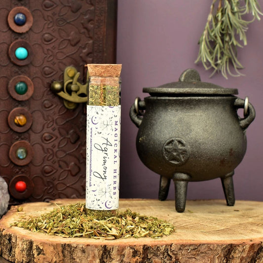 Agrimony Herb perfect for witchcraft healing rituals and spiritual well-being supplies.