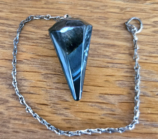 Blue tigers eye pendulum