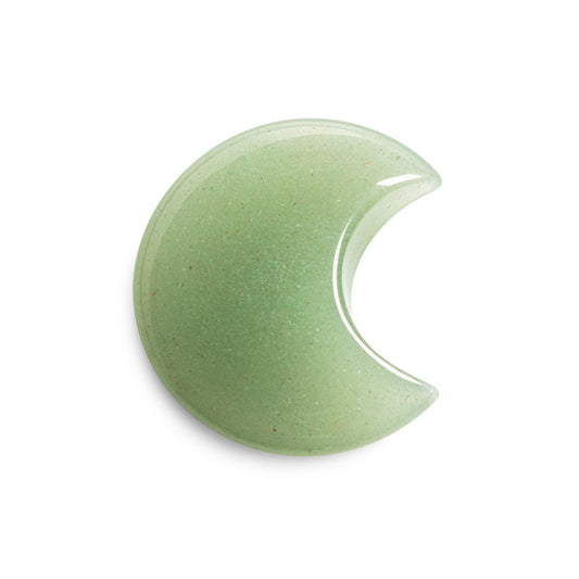 Green Aventurine Crystal Moon