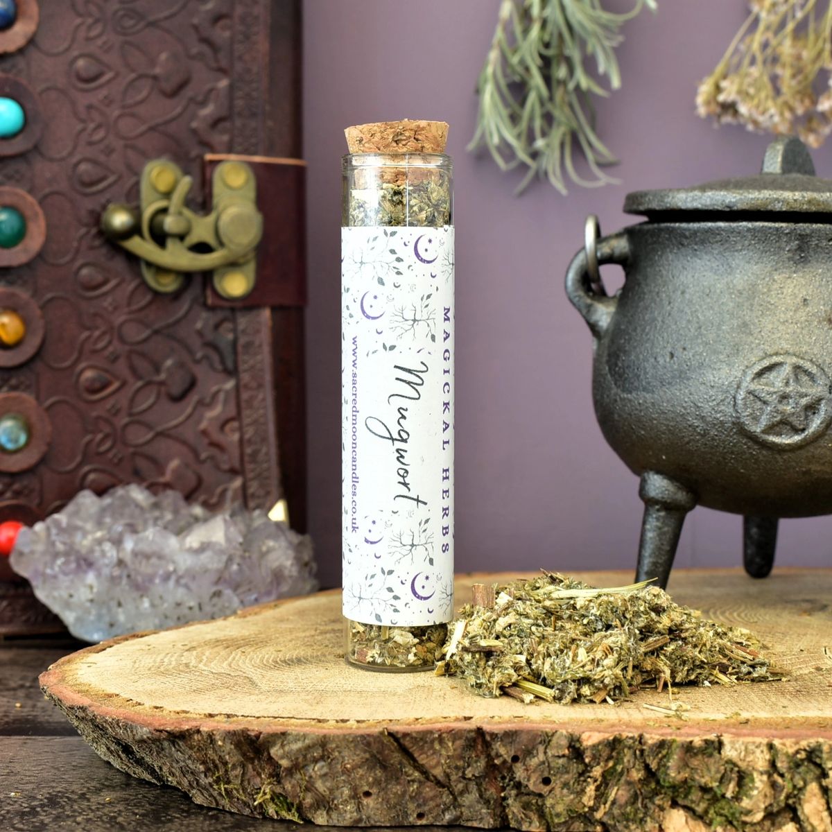 Mugwort Herb perfect for witchcraft divination rituals and spiritual well-being supplies.