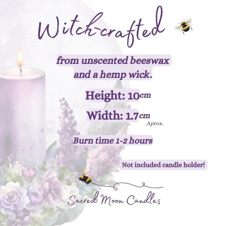 Candle Magic Divination Gift Set Includes an in-depth Candle Wax Divination Reading via Email, 2 Spell Candles and a Spellcasting Booklet