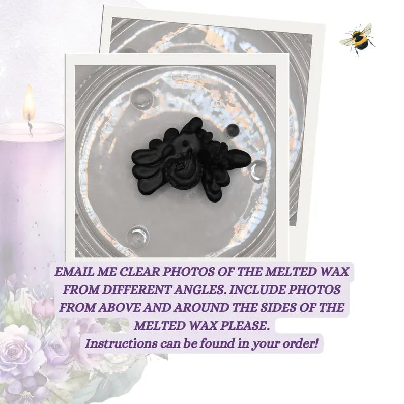 Candle Magic Divination Gift Set Includes an in-depth Candle Wax Divination Reading via Email, 2 Spell Candles and a Spellcasting Booklet